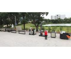 Steel cable plastic coating machine