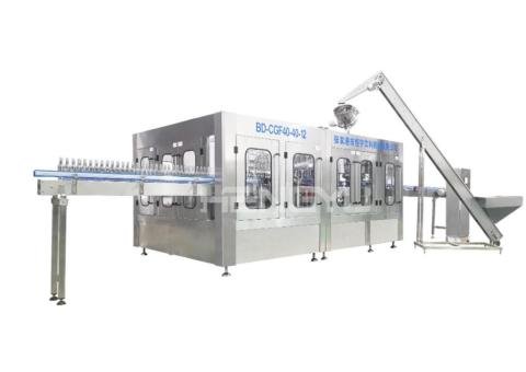 Glass bottle carbonated soft drink filling machine