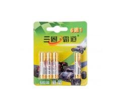 Three-Circle Overlord No. 7 Extra Strong Alkaline Batteries - 6-pack