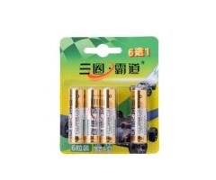 Three-Circle Overlord No. 5 Extra Strong Alkaline Batteries - Pack of 6