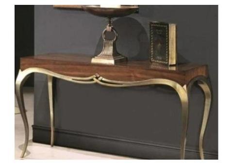 Barque Wooden Console Table with Sheesham MDF - 2/2