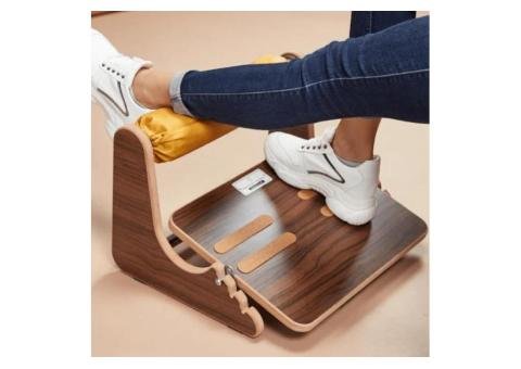 Adjustable Ergonomic Under Desk Footrest for Office & Home