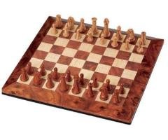 Peach Woody Magnetic Chess Set