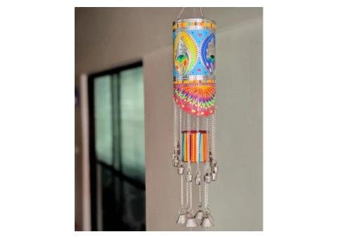 Handmade Truck Art Flower Wind Chime - 2/2