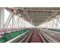 Composite sleeper continuous production line