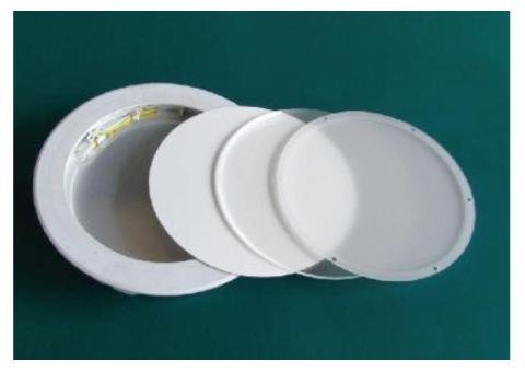 Flat panel light diffuser
