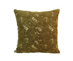 Fancy Foil Printed Velvet Cushion Cover
