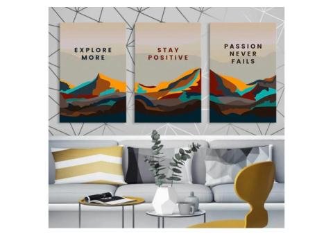 Set of 3 Inspirational Art