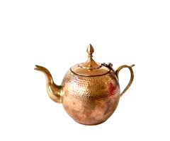 Vintage Hammered Copper Kettle – Handcrafted in Peshawar