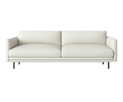 Bistro Sofa – Minimalist Upholstered Sofa with Metal Legs