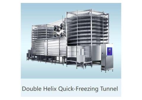Double Helix Quick-Freezing Tunnel