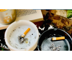 Majestic Marble Ash Tray – Handcrafted Pakistani Marble Decor