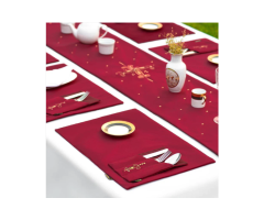 7 Luxurious Ashfield Embroidered Velvet Cutlery Holders