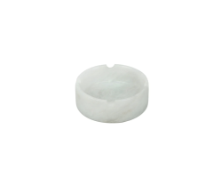 White Marble Ash Tray with Cigarette Holder – Luxury Decor