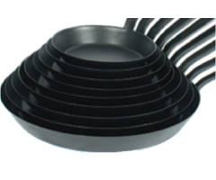 Non-Stick Black Steel Frying Pan | Durable & Easy Cooking