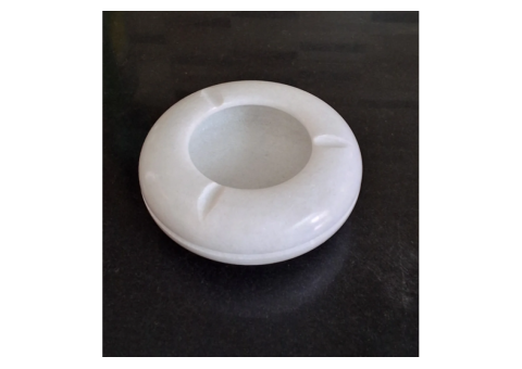 Ziarat White Marble Ash Tray: 7 Elegant Luxury Accents