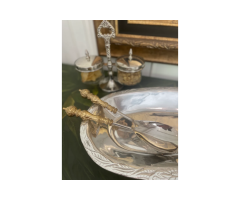 Heritage Serving Spoons: 5 Elegant Brass Essentials