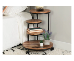 4 Tier Rolling Side Table – 6 Smart Storage Benefits