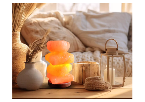 Pebble Tower Himalayan Salt Lamp – 7 Relaxing Benefits - 2/3