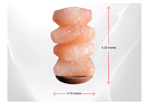 Pebble Tower Himalayan Salt Lamp – 7 Relaxing Benefits - 3/3
