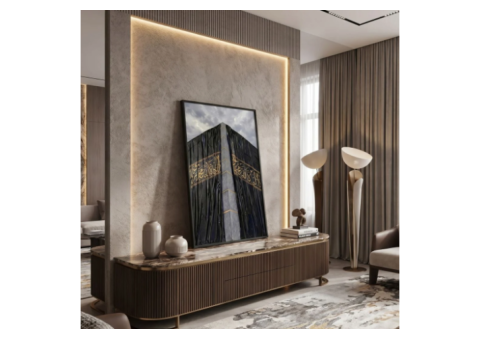 5 Stunning Khana Kaaba Canvas Painting Designs for Spiritual Decor - 2/3