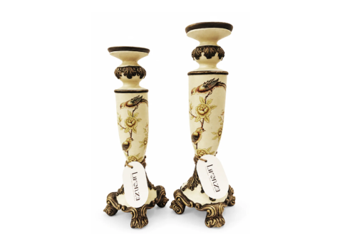 2 Royal Candle Stands for Timeless Luxury Home Décor - 1/4