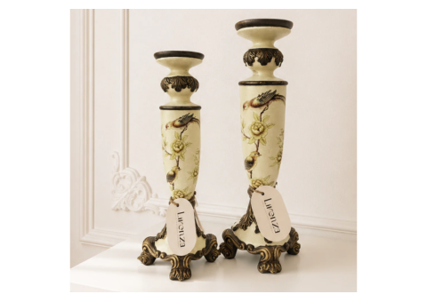 2 Royal Candle Stands for Timeless Luxury Home Décor - 2/4