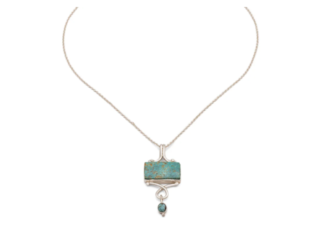 5 Exquisite Zar Noor Turquoise Silver Necklace Designs - 2/4