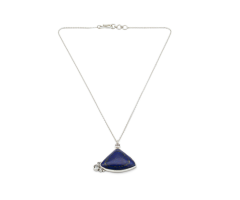 5 Exquisite Zameen Lapis Lazuli Silver Necklace Designs