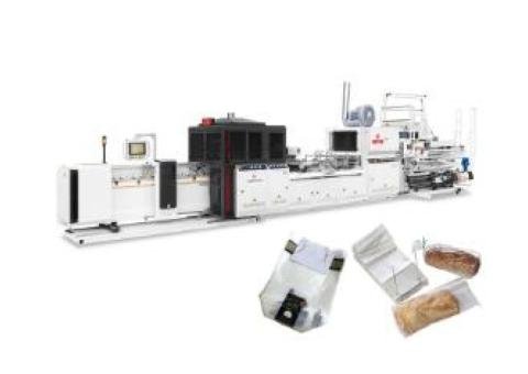 800BFS META 500pcs/min Automatic Round Bottom Side Hot Sealing Plastic Wicket Bag Making Machine - 2/2