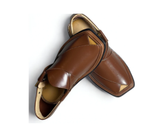 Premium Brown Peshawari Chappal – Authentic Leather Heritage Style