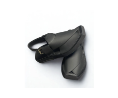 Matte Black Kaptaan Chappal – Classic Pashtoon Heritage Style