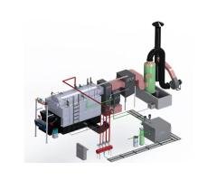 Coal-fired biomass fired steam boiler