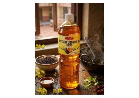 Cold Pressed Mustard (Canola) Cooking Oil