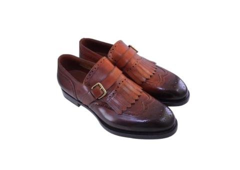 Santoni Fringe Monk Shoe - 2/2
