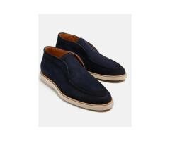 Magnanni Open Walk Suede Loafers