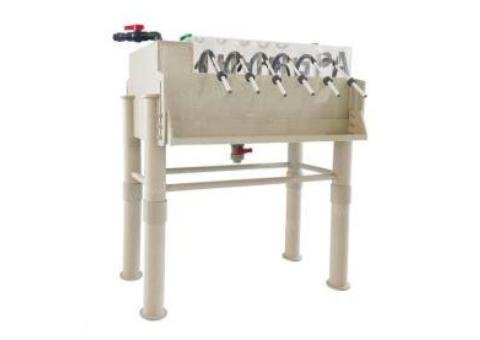 Semi-auto 12 nozzles corrosive liquid filling machine
