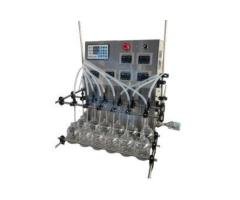 Semi-auto 12 nozzles diaphragm pump liquid filling machine