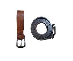 The LT-0005 Camel Leather Belt — Brown