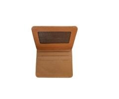 The LW-0061 Folding Cardholder — Brown
