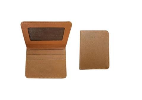 The LW-0061 Folding Cardholder — Brown - 2/2