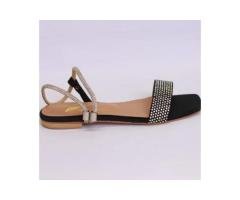 Women's Casual Flat Slippers – Black