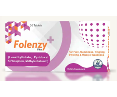 Folenzy Plus Tablets: 5 Essential Nutrients for Nerve Health