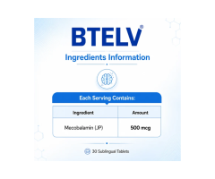 Btelv 500mcg Tablets: 7 Powerful Vitamin B12 Benefits