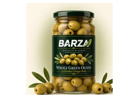 2 Premium Whole & Pitted Green Olives Combo Pack 2x1kg