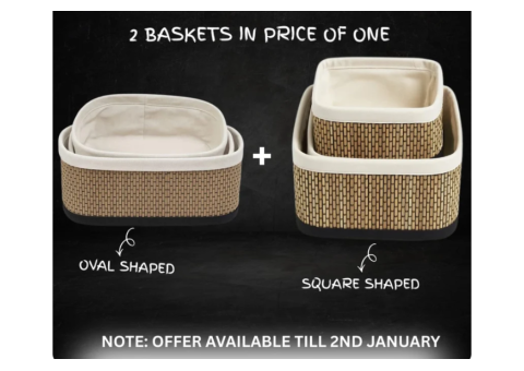 7 Elegant Reasons to Choose Multipurpose Bamboo Baskets