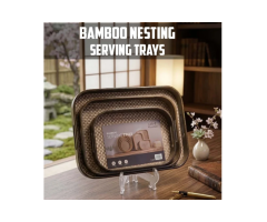 7 Elegant Reasons to Choose Bamboo Nesting Serving Trays