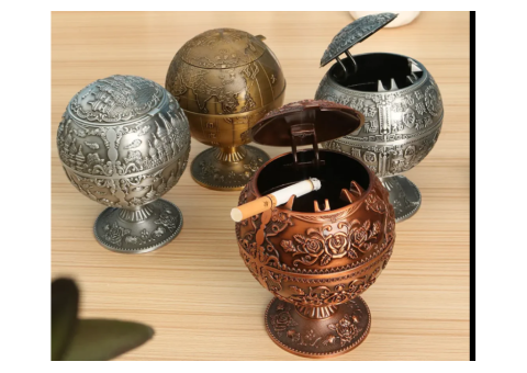 5 Elegant Nordic Fairyland Metal Ashtray Features - 2/5