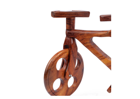 5 Handcrafted Rosewood Wooden Bicycle Decor Features - 4/5