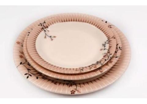 Melamine 6 Pieces Plate Set – Double Glaze Set